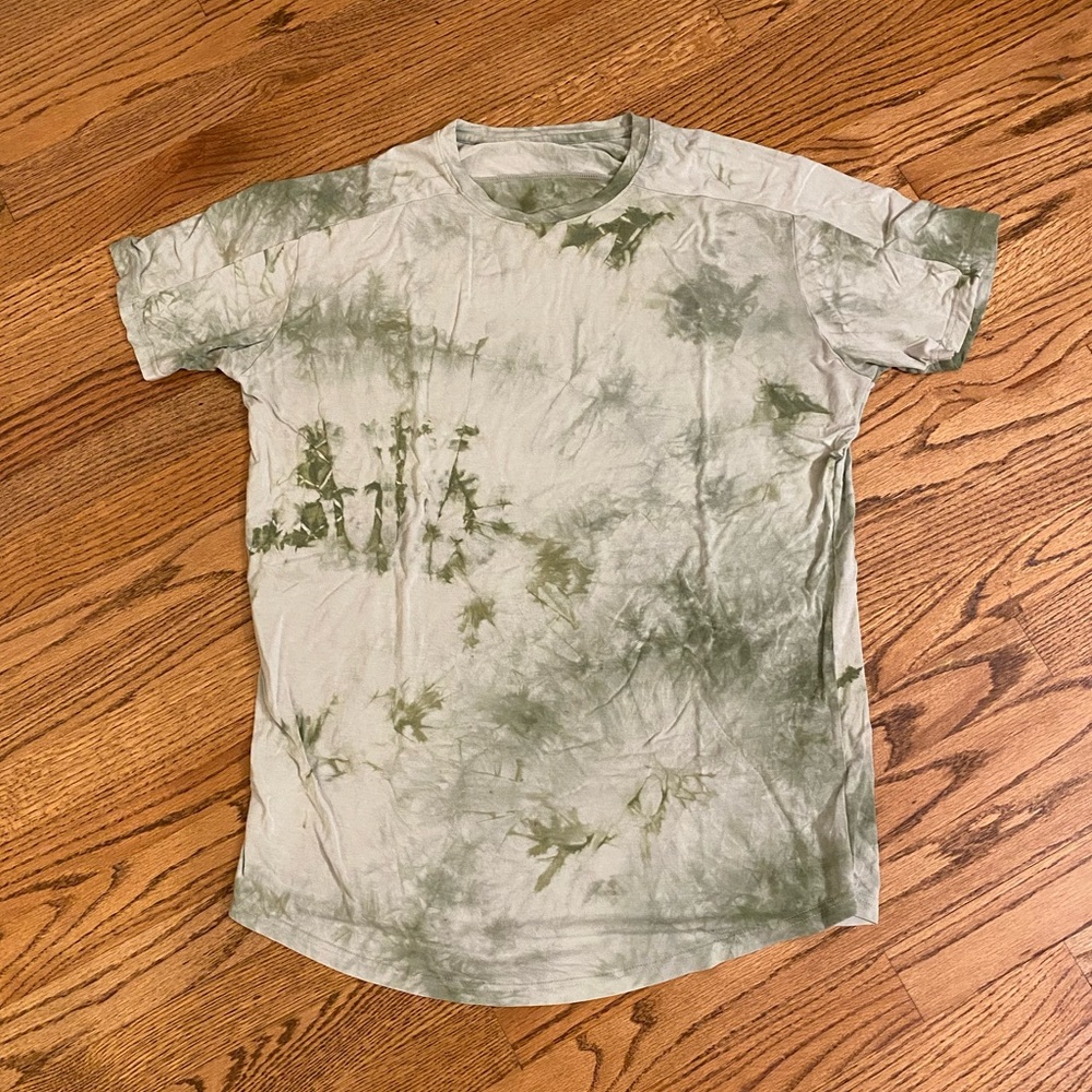 Vitality Green Tie-Dye Large Athletic Shirt